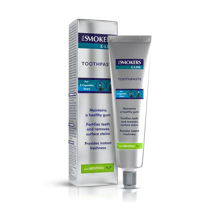 best toothpaste for cigarette stains Eva Smokers E-Line ToothPaste With Menthol 50 Gm – EVA Shop