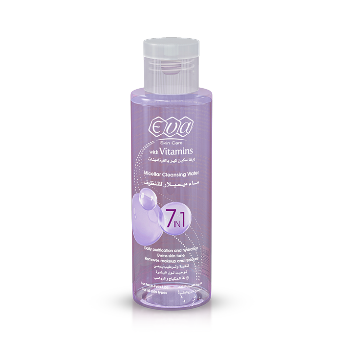 Eva Skin Care Micellar Cleansing Water With Vitamins 7 In 1 For All Skin Types 110 Ml