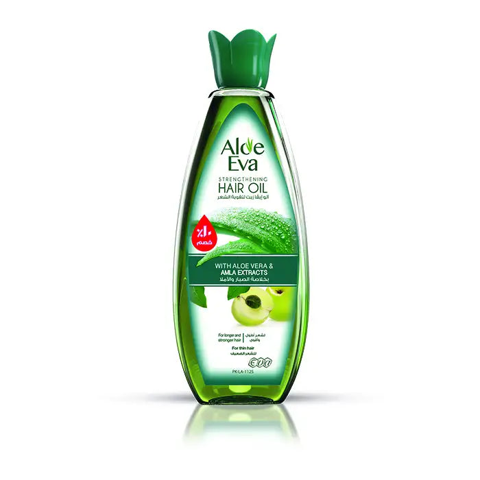 aloe vera بالعربي آلو إيڤا زيت مقوى للشعر بالصبار و خلاصة الأملا 255 مل (عرض خصم 10 % ) – EVA  Shop