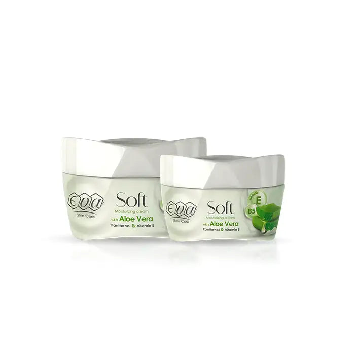 panthenol aloe vera creme Soft Moisturizing Cream with Aloe Vera, Panthenol & Vitamin E Kit – EVA Shop