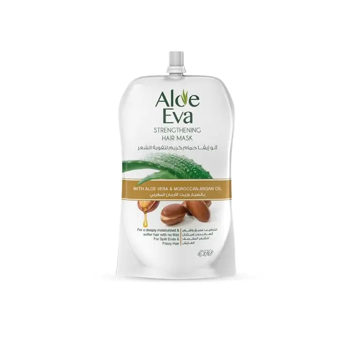 Aloe Eva Hair Strengthening Mask Pouch With Aloe Vera & Moroccan Argan –  EVA Shop