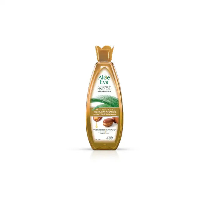 Aloe Eva Hair Strengthening Oil With Aloe Vera & Moroccan Argan Oil 25 –  EVA Shop