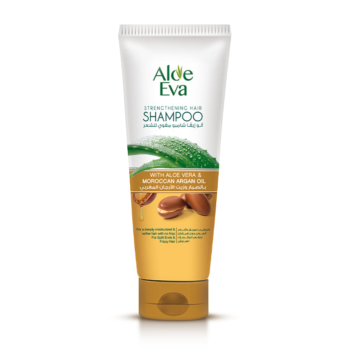 Aloe Eva Hair Strengthening Shampoo With Aloe Vera & Moroccan Argan Oil 230 Ml