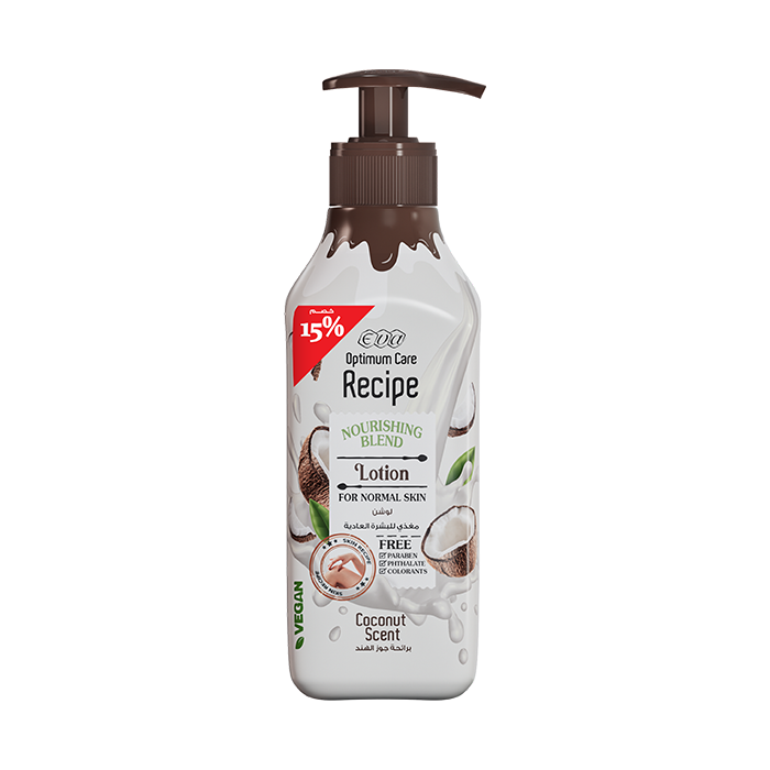Eva Recipe Nourishing Blend Lotion For Normal Skin - Coconut Scent 370 Ml ( Special Offer 15 % )