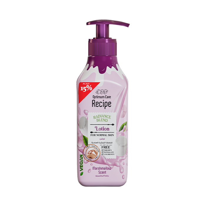 Eva Recipe Radiance Blend Lotion For Normal Skin - Marshmallow Scent 370 Ml ( Special Offer 15 % )