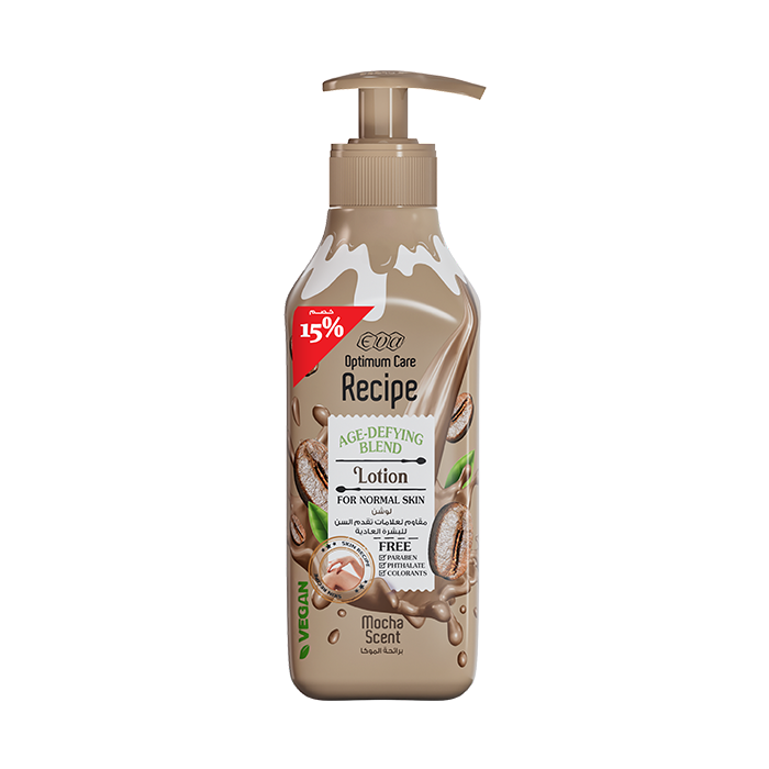 Eva Recipe Age Defying Blend Lotion For Normal Skin - Mocha Scent 370 Ml ( Special Offer 15 % )