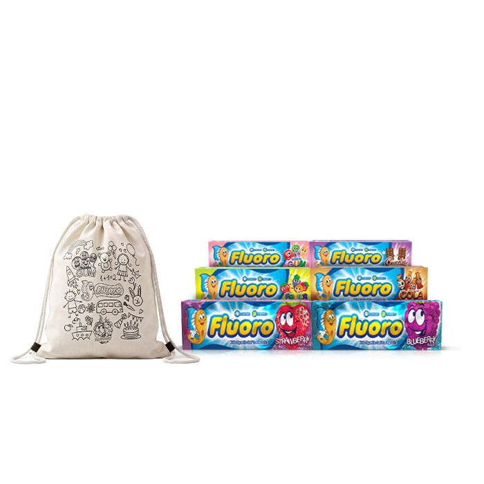 Fluoro Kids Toothpaste Kit