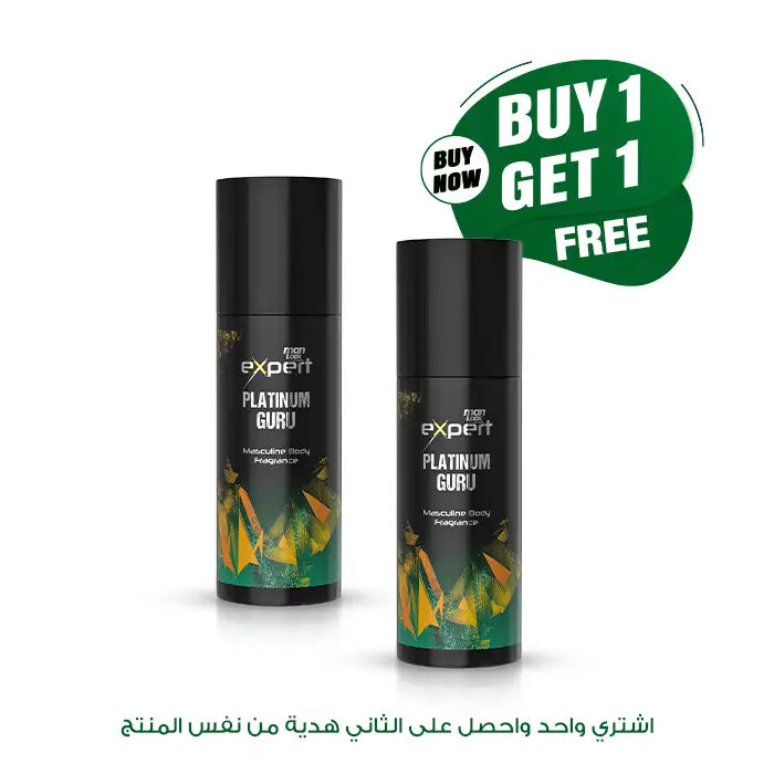 مان لوك إكسبرت معطر رجالى للجسم بلاتينم جورو 150 مل ( 1+1 مجاني )