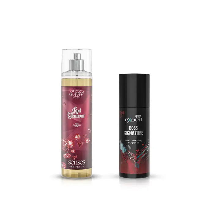 مجموعة معطر الجسم رد جلامور & بوس سيجنتشر