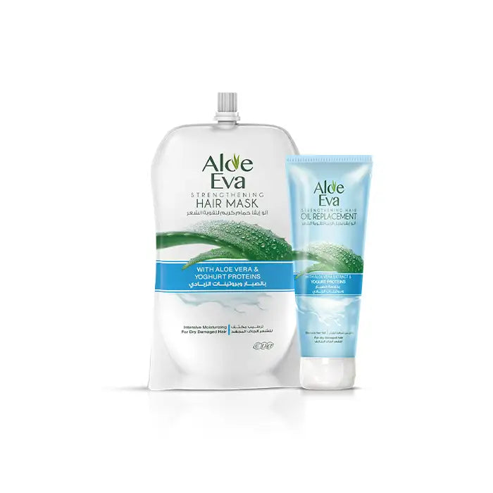 Aloe Eva With Aloe Vera & Yoghurt Proteins For Dry Damaged Hair Kit